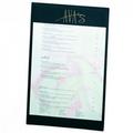 Book Cloth Horizontal Pockets Panel Menu Board (5 1/2"x8 1/2")